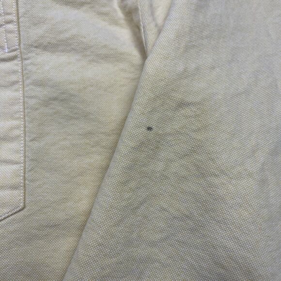 Ralph Lauren Rugby Shirt Mens Extra Large Yellow University Oxford Button Down - Picture 3 of 12